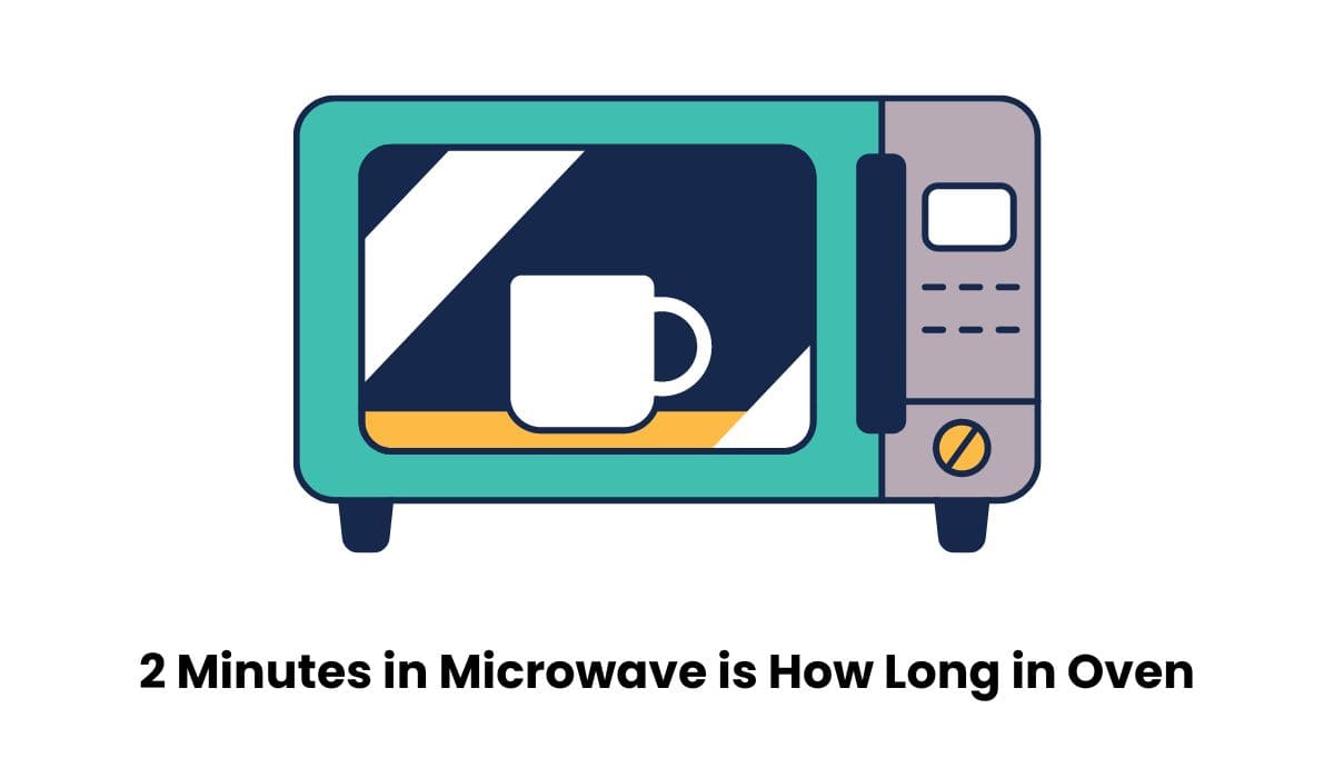 2 Minutes in Microwave is How Long in Oven